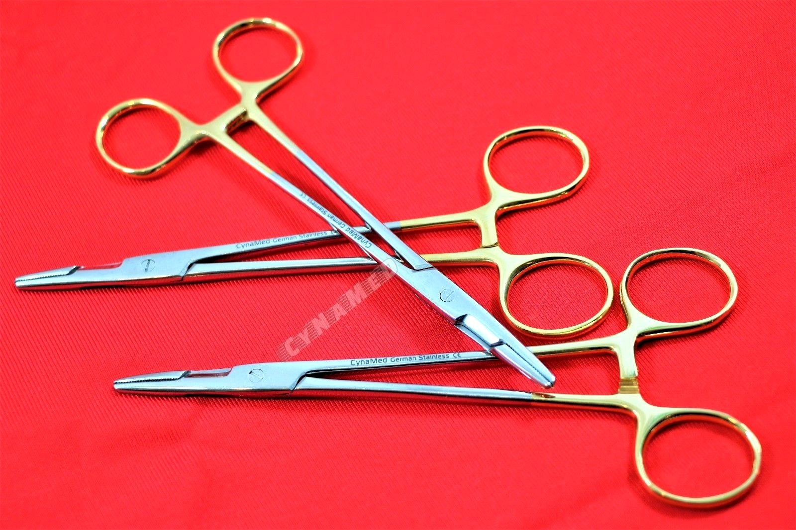 3 EA PREMIUM GERMAN Olsen Hegar Needle Holder 6.5" Surgical Veterinary Dental