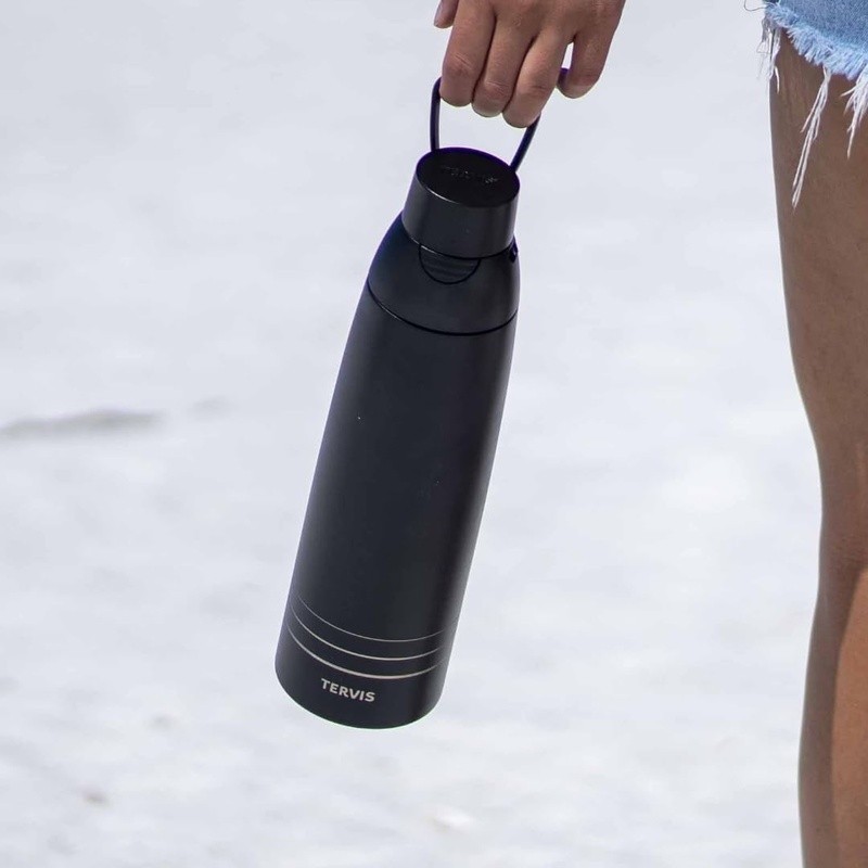Insulated Stainless Steel Water Bottle Chug Straw Spout Travel Hydration 26oz US