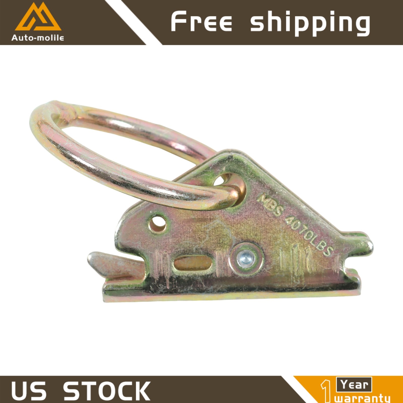 5' E Track Rail Kit Portable Tie Down Multi Purpose Secure Steel 28 Pack Durable