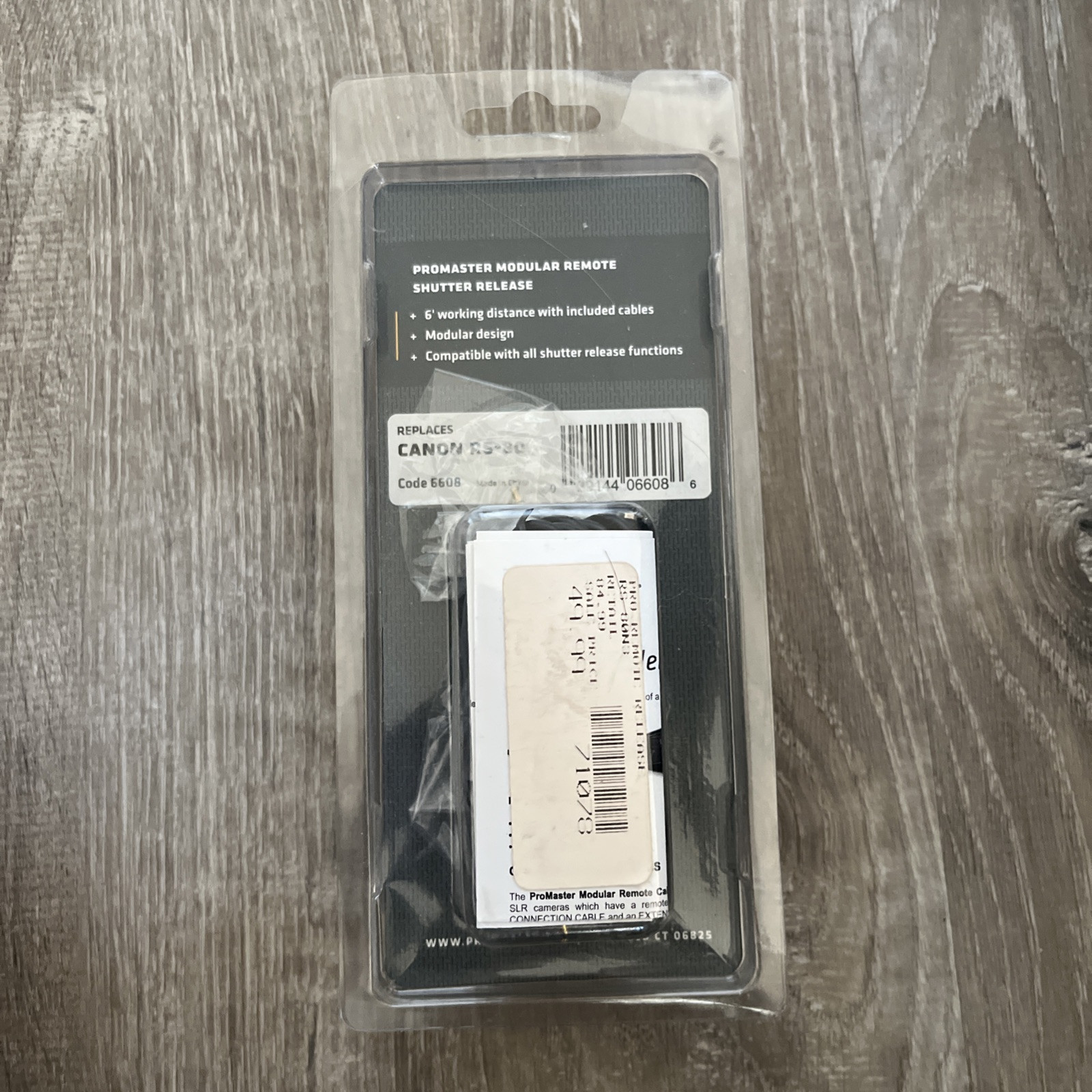 Promaster #6608 Modular Remote Cable Shutter Release For Canon RS-80 New In Box
