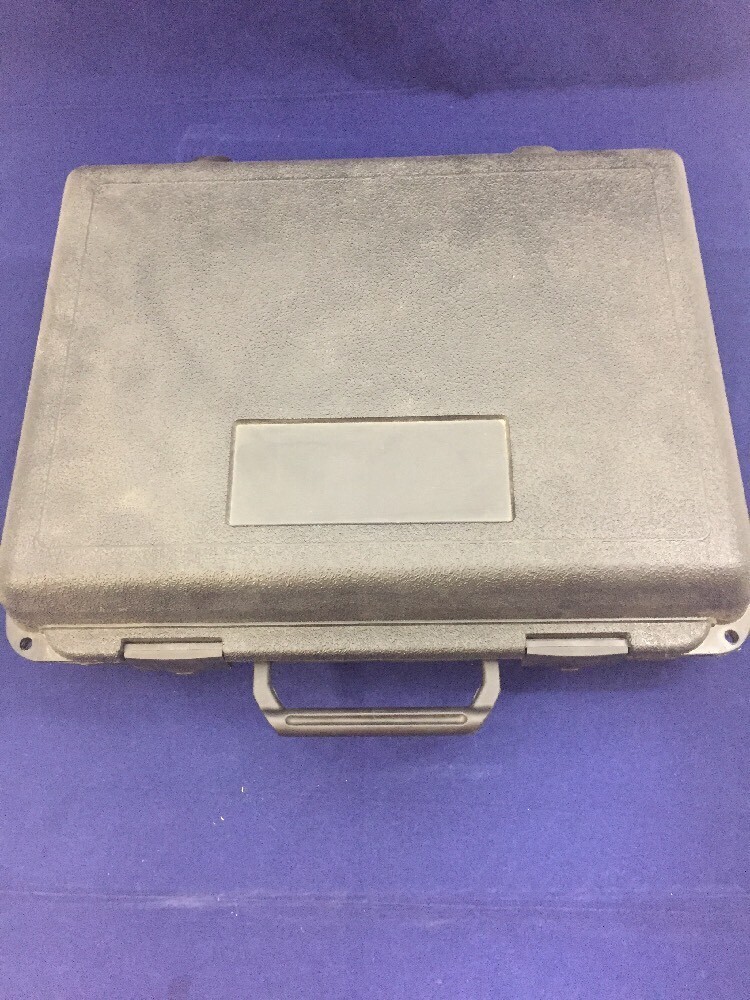 Used Military Stock Plastic Tactical Case Black 13"x9.5"x4" Great Condition