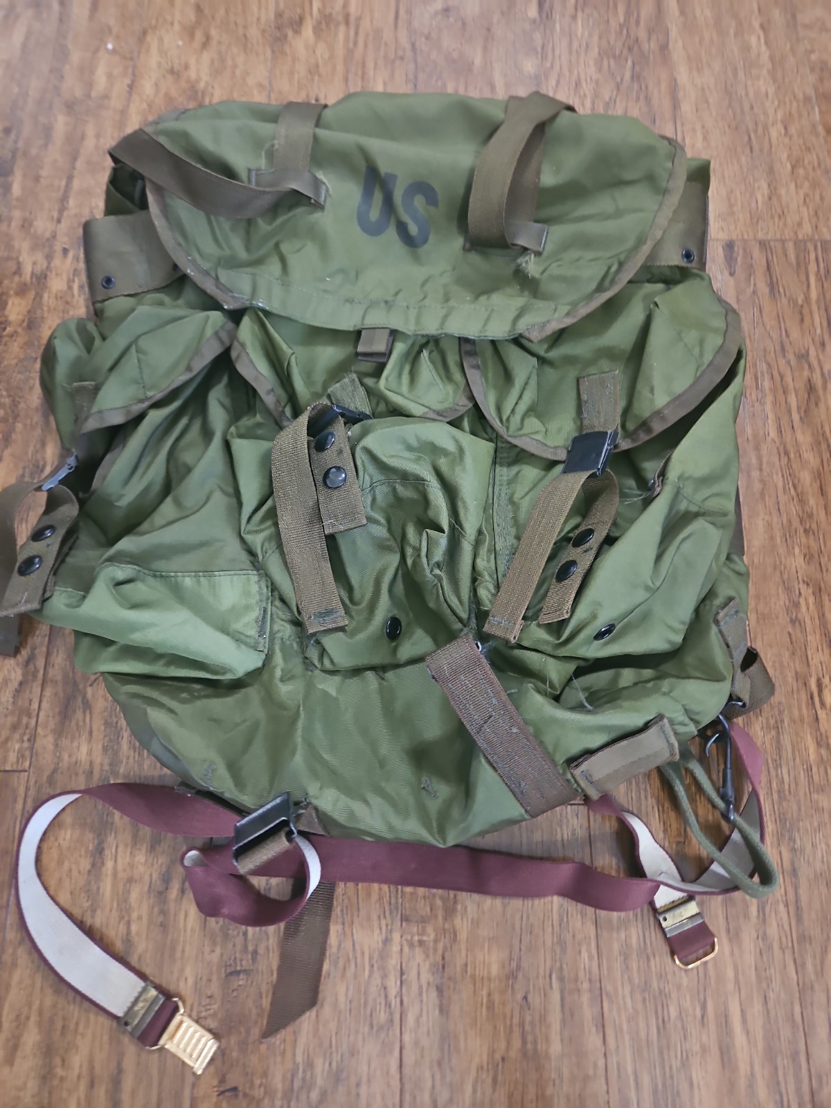 Vintage Military Backpack Sack