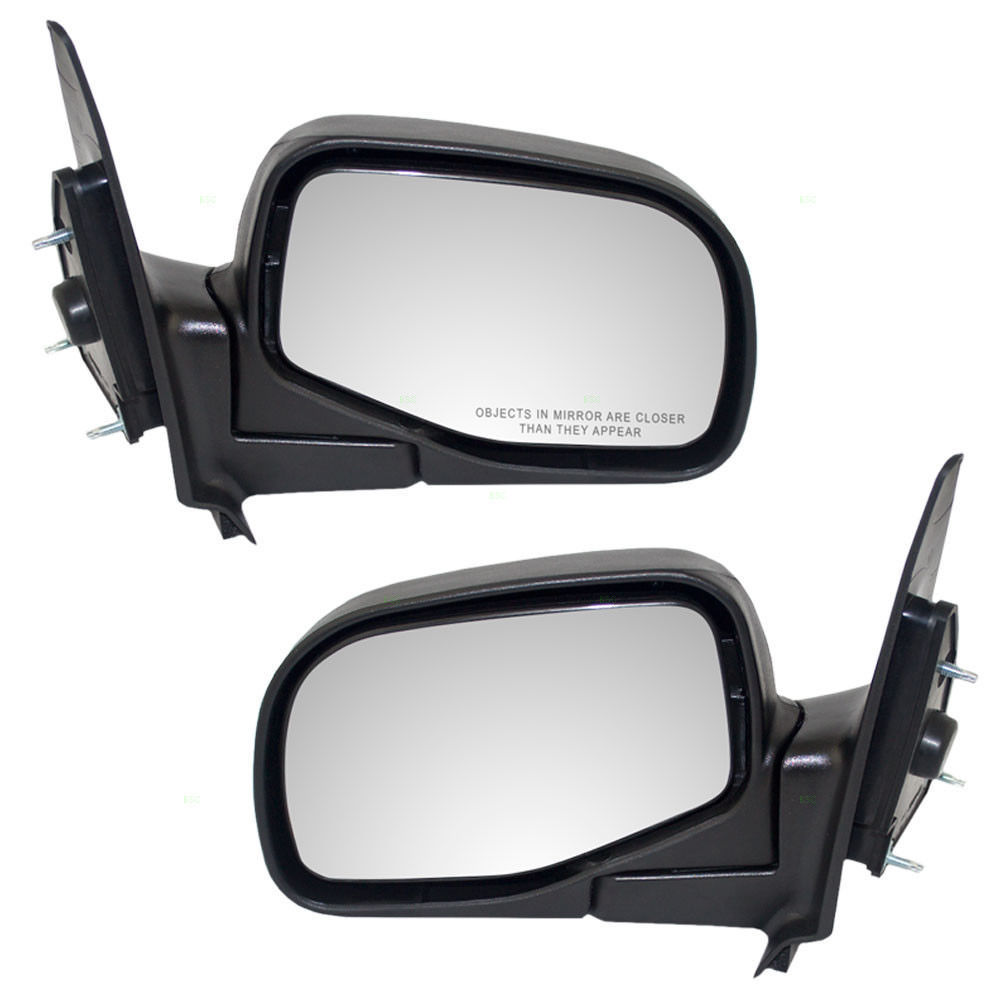 New Left & Right Manual Mirror Set For 1998-2005 Ford Ranger FO1320165 FO1321165