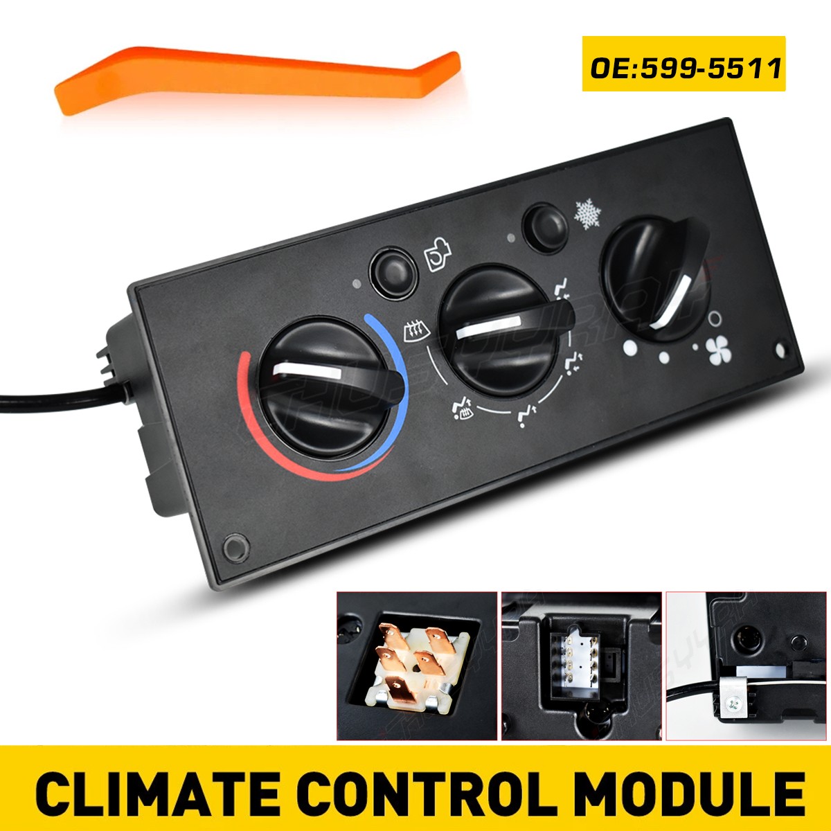 For 2002-2006 Kenworth T300 Climate Control Module Plate 599-5511 F2110071