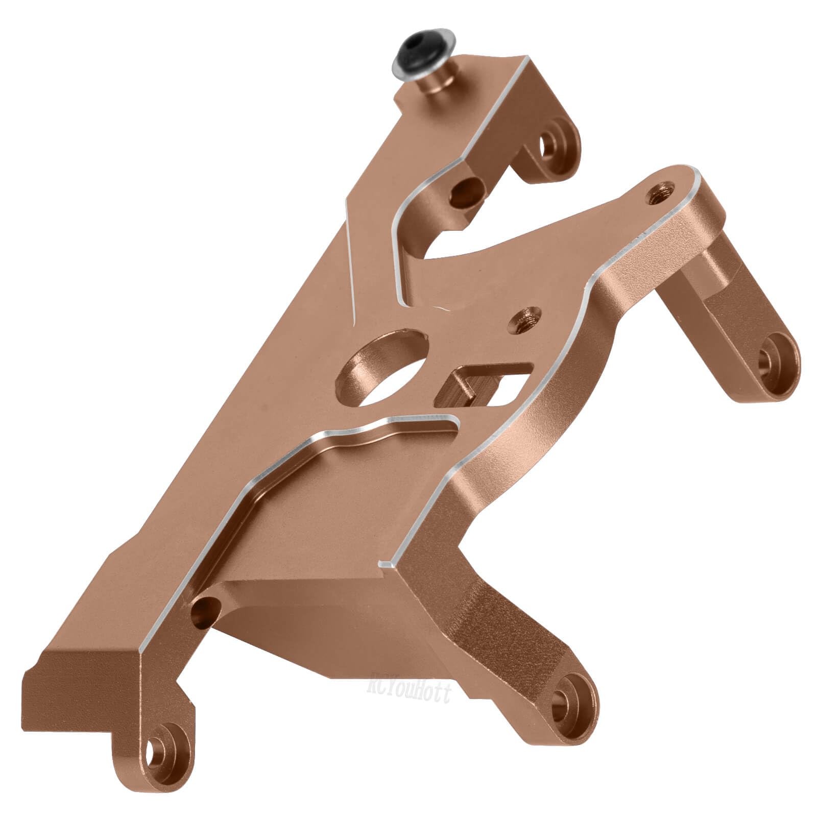 RCYouHott RC Aluminium Bearing Motor Mount/Motor Plate Bronze-(for 1/10）
