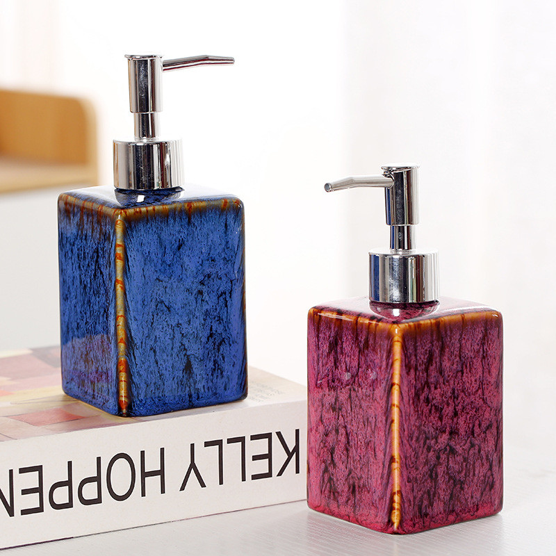 350ml Ceramic Soap -Shampoo Dispenser, Bathroom-Kitchen Accessory