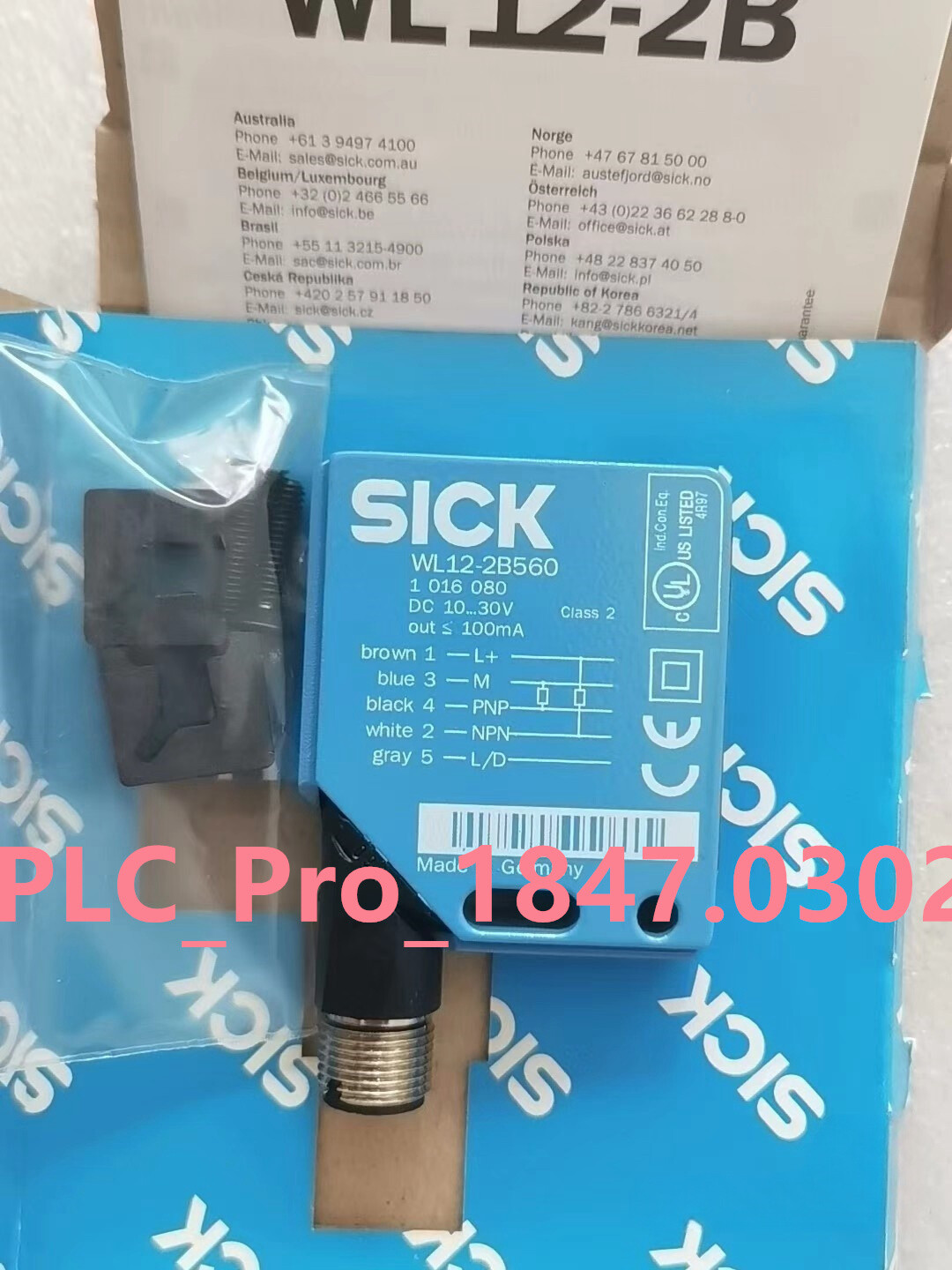 1PCS NEW SICK WL12-2B560 photoelectric sensor  Fast delivery