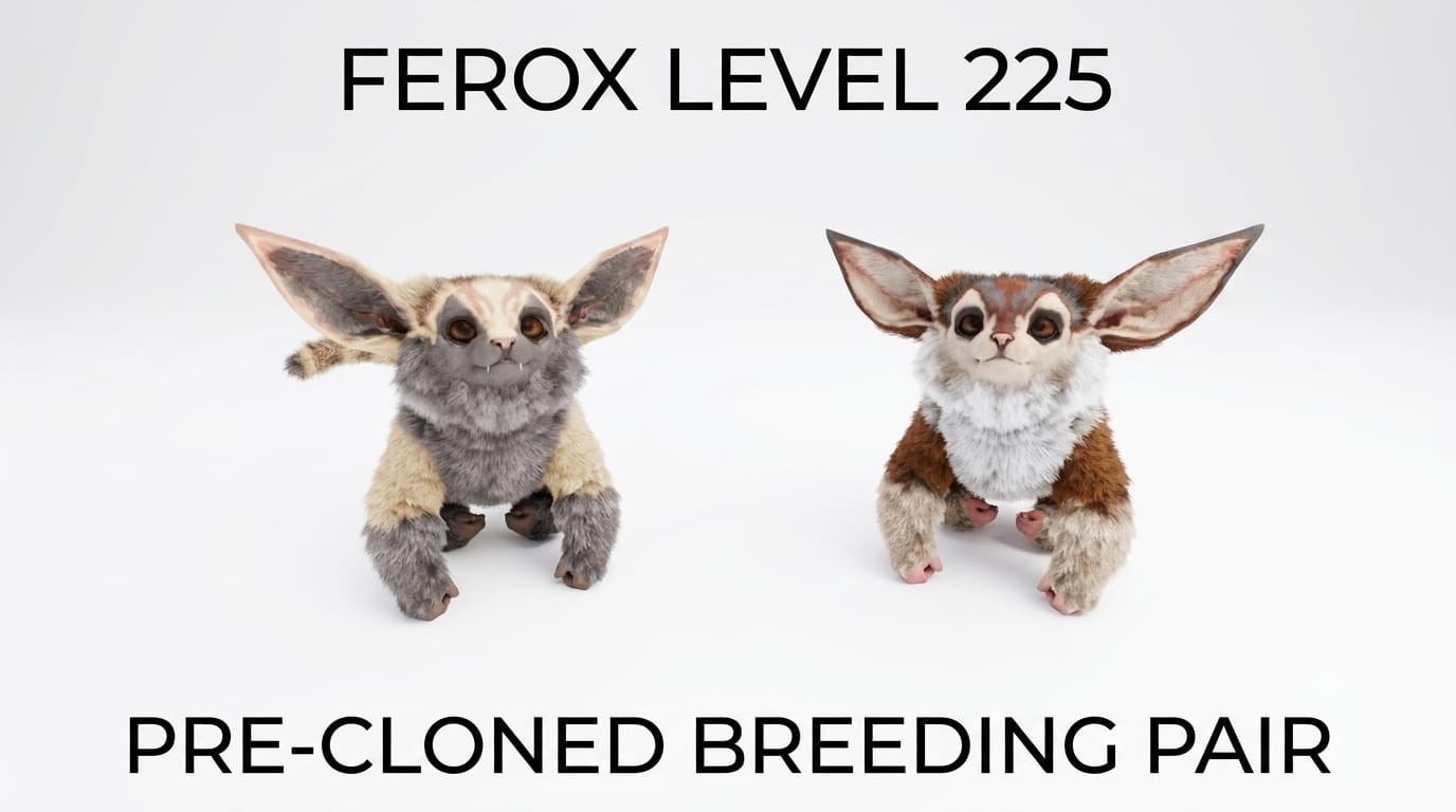 FEROX LEVEL 225 -  Genesis - New Dino - Ark Ascended PVE Official Crossplay