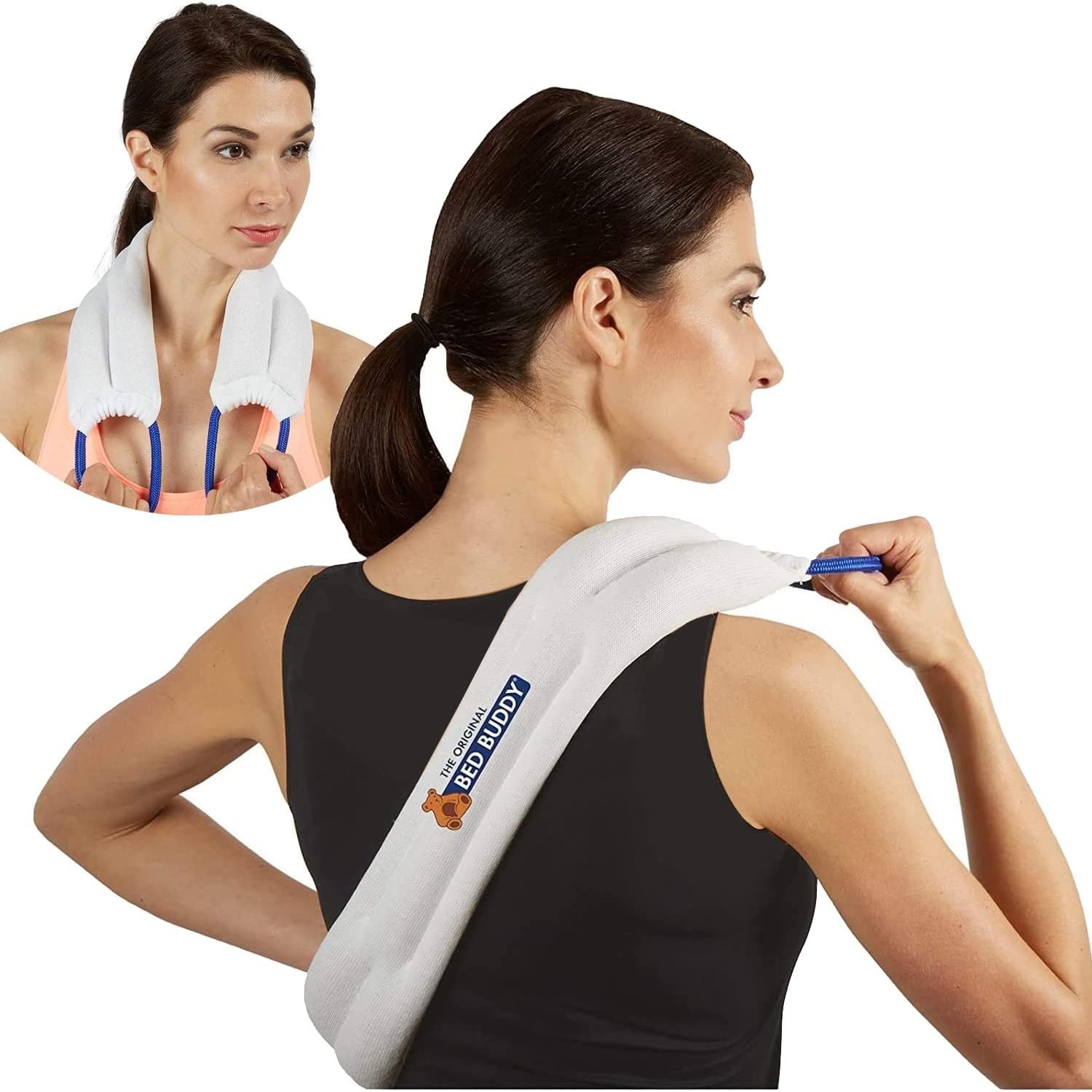 Bed Buddy Neck Wrap Hot / Cold Pack Pain Relief Therapy Moist Heat Microwavable
