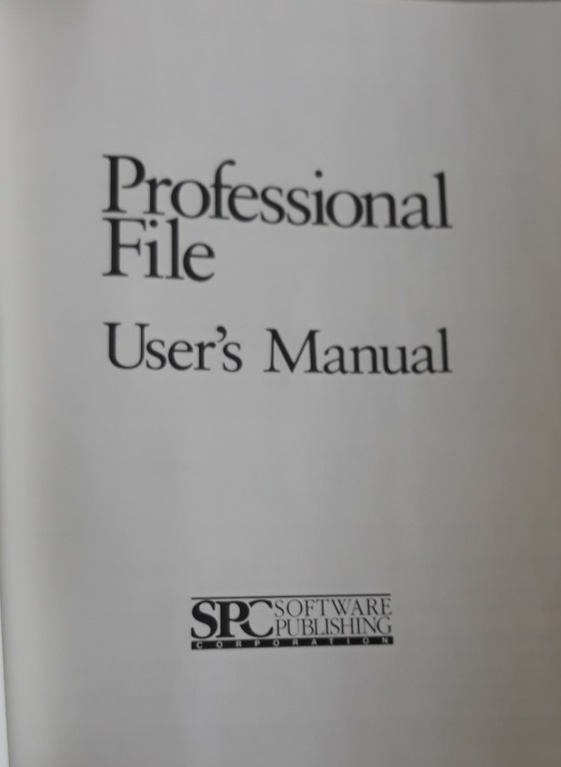 Professional File File Management Software SPC Software Publishing READ DESCRIPT