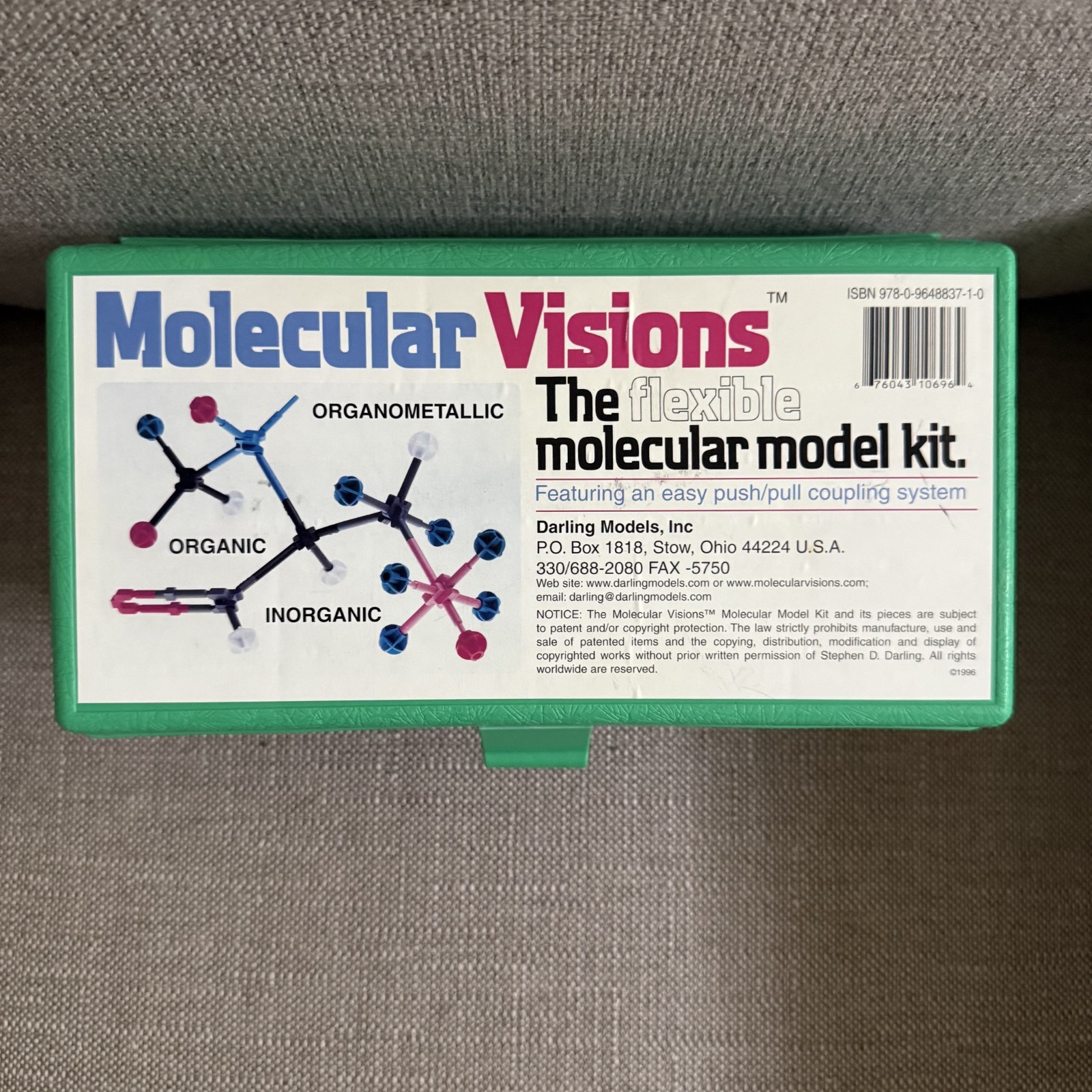 Molecular Visions Flexible Molecular Model Kit Darling Models
