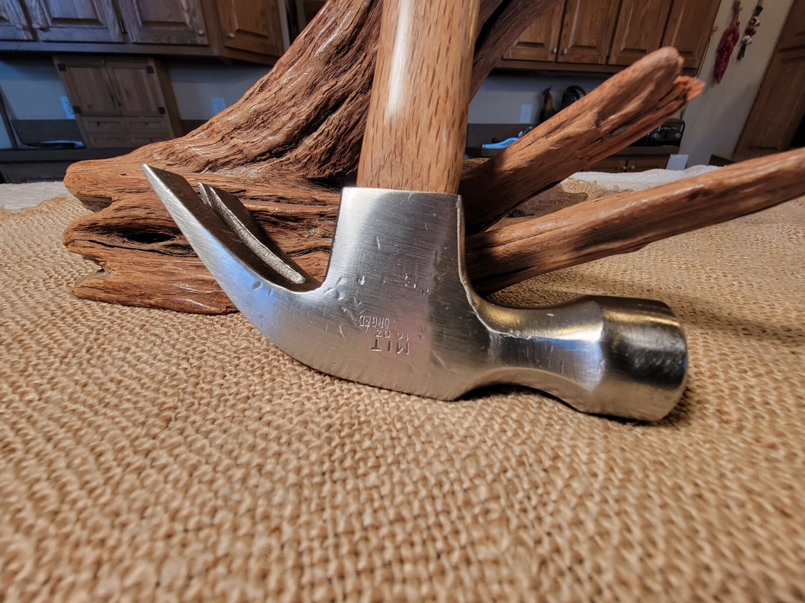 Vintage Antique MIT 16 oz claw hammer