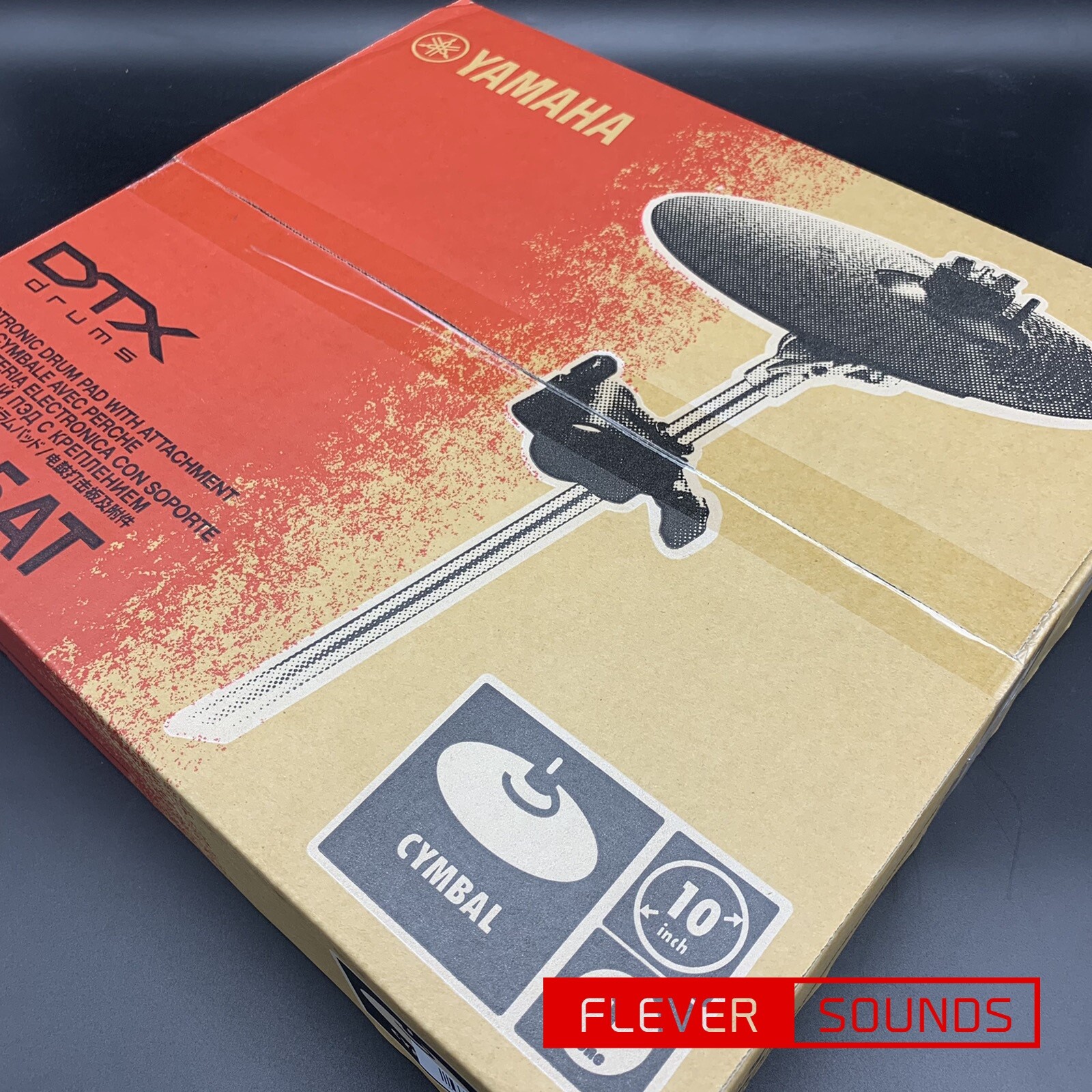 Yamaha PCY95AT Electronic Drum 10" Cymbal Pad Genuine Product w/Cymbal Holder