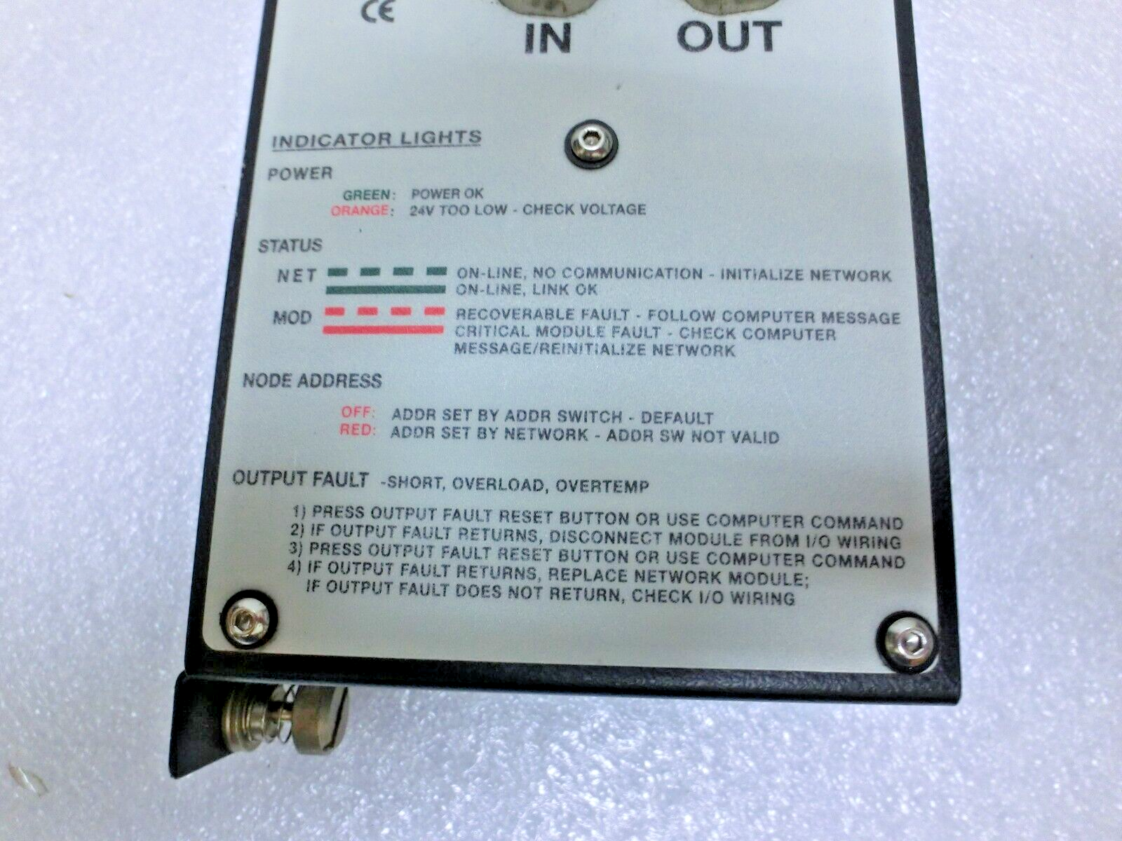 Brooks Automation 108378 BrookNet DN,Used,US*96419