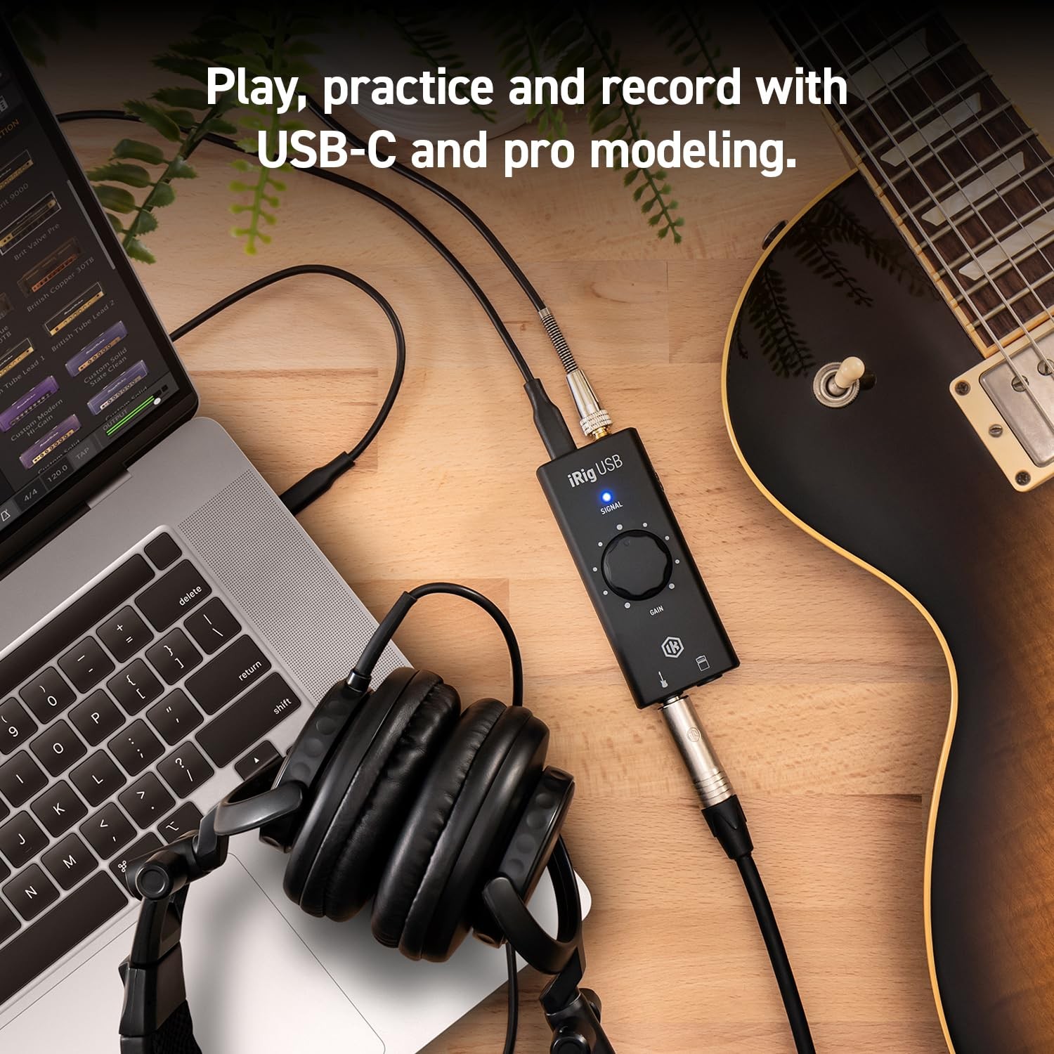 IK Multimedia iRig USB Guitar Audio Interface - 24-bit 48 kHz Music...
