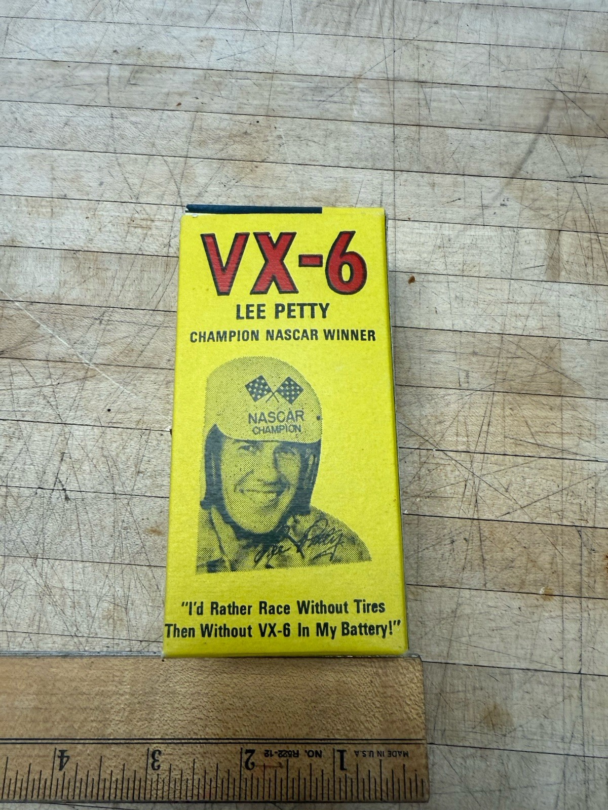 Vintage VX-6 Cadmium Battery Additive - Lee Petty Box & 3 Unused Tubes
