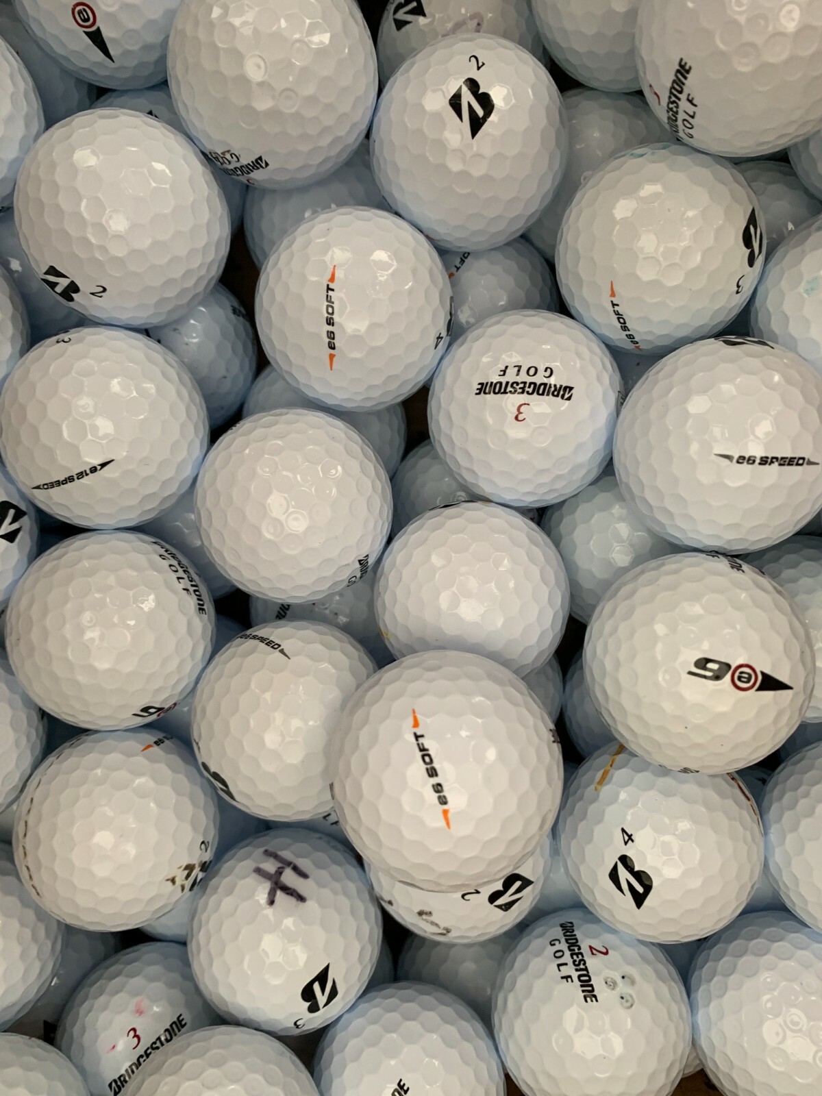 100 Bridgestone e6 Mint Used Golf Balls AAAAA