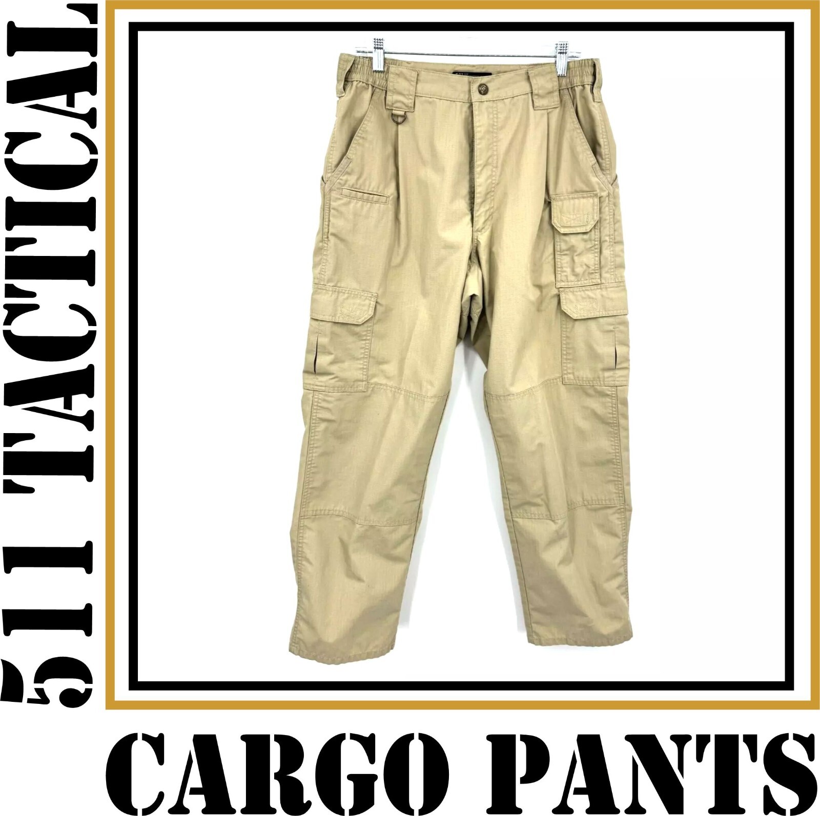 5.11 Tactical Pants Womens Sz 2 Taclite Pro Ripstop Work Cargo Khaki Police Fire
