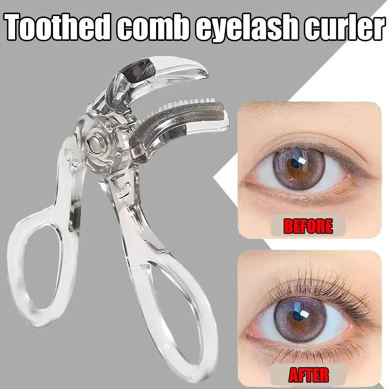 Professional Frameless Eyelash Curler-1-Clip Comb Tooth with Refill Pad + Lower