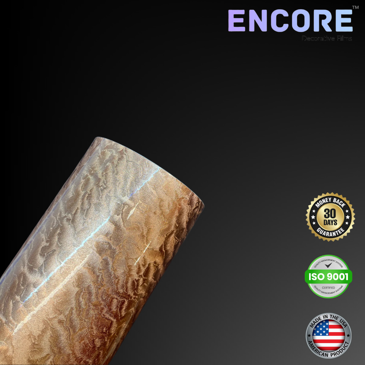 Encore® EFX21 Copper Leaf Adhesive Vinyl for Decals/Stickers - MADE IN USA