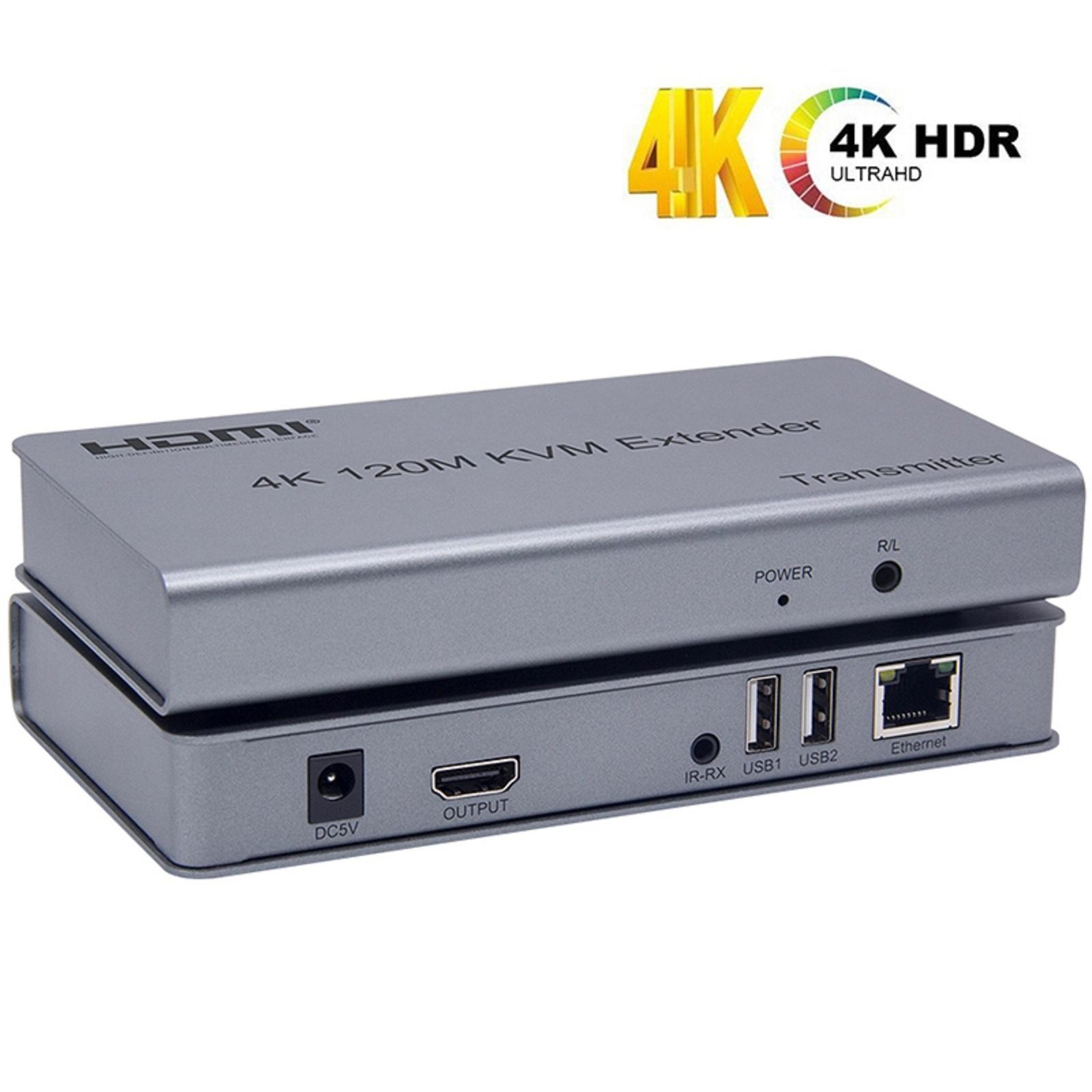 4K HDMI KVM Extender 120M 1080P HD No Delay Support USB KVM Extending Control D
