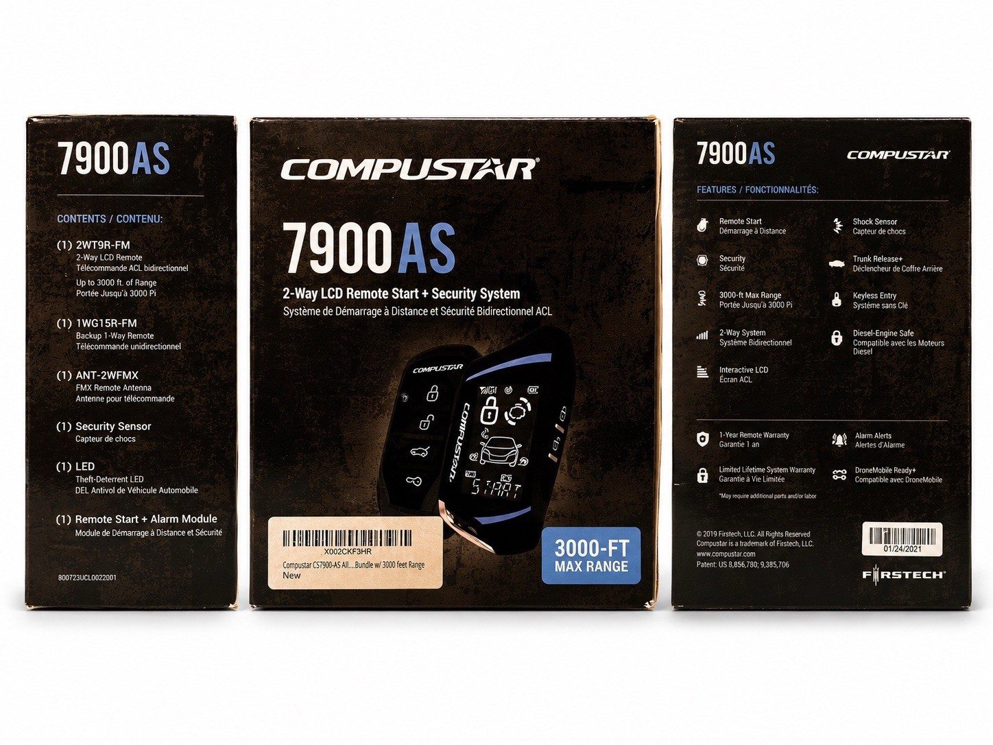 Compustar CS7900-AS Remote Start Alarm + iDatalink ADS-ALCA + Blade-AL Bundle