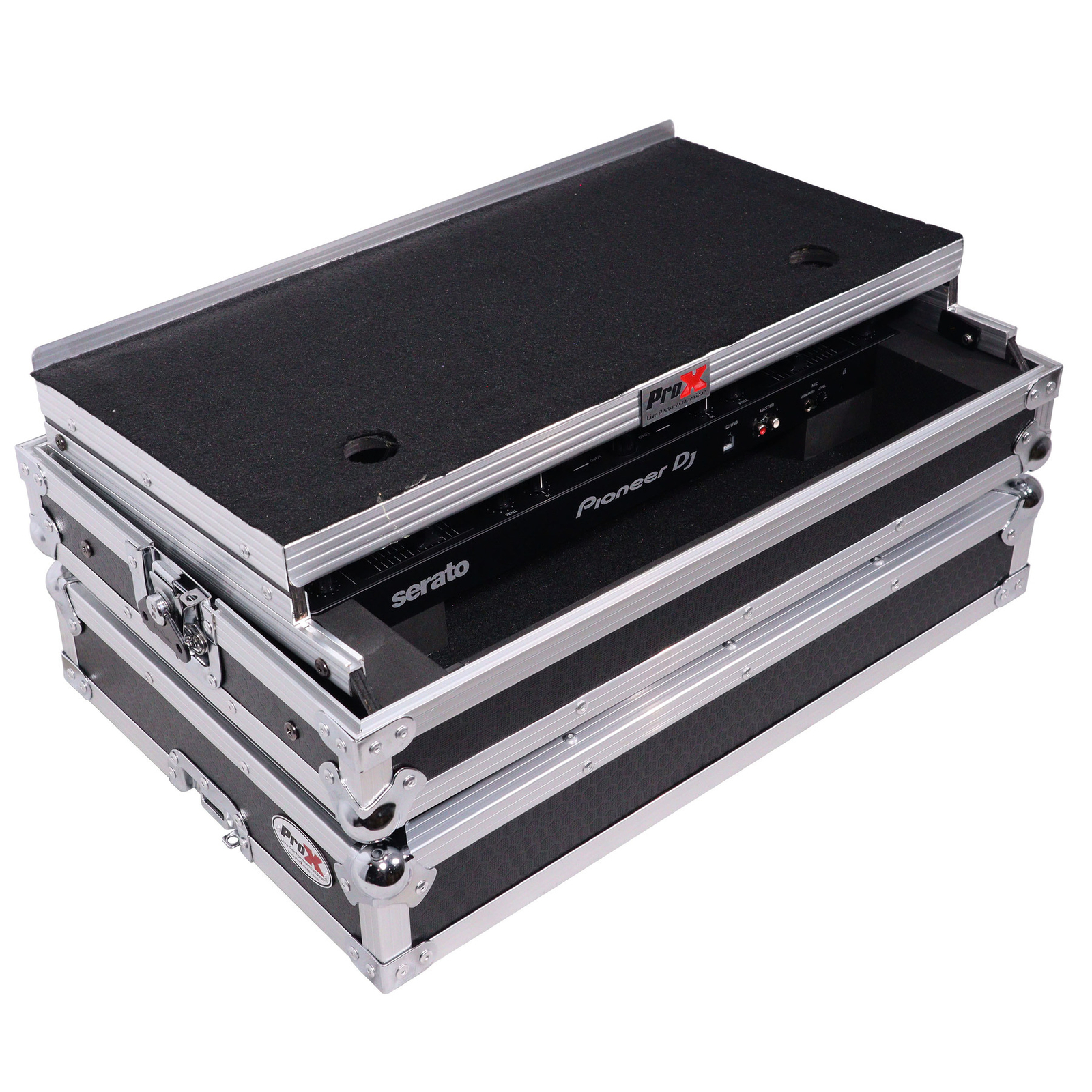 ProX X-DDJREV1LT ATA Road Case For Pioneer DDJ-REV1 DJ Controller w/Laptop Shelf