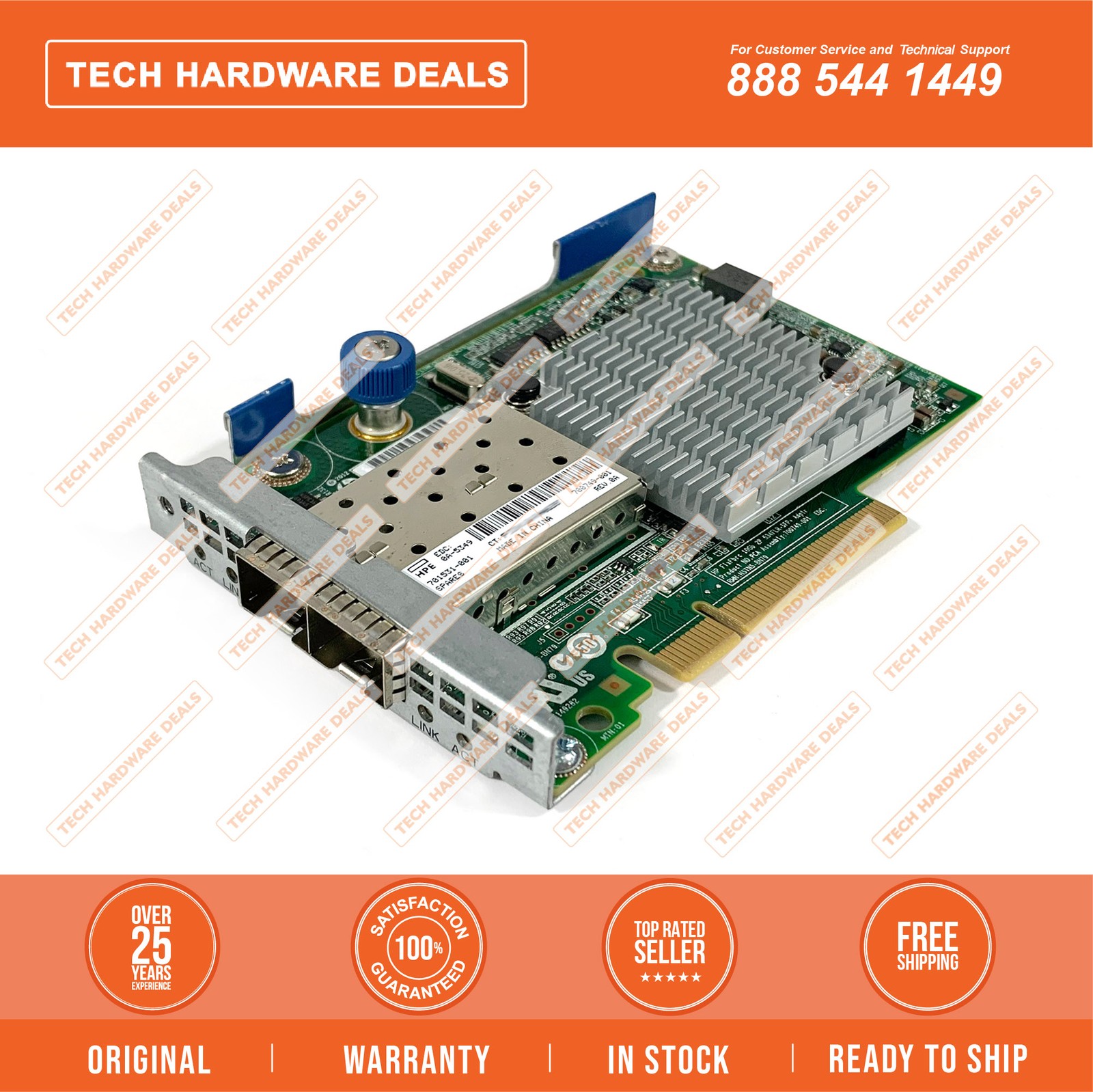700752-B21    HP FlexFabric 10Gb 2-port 534FLR-SFP+ Adapter