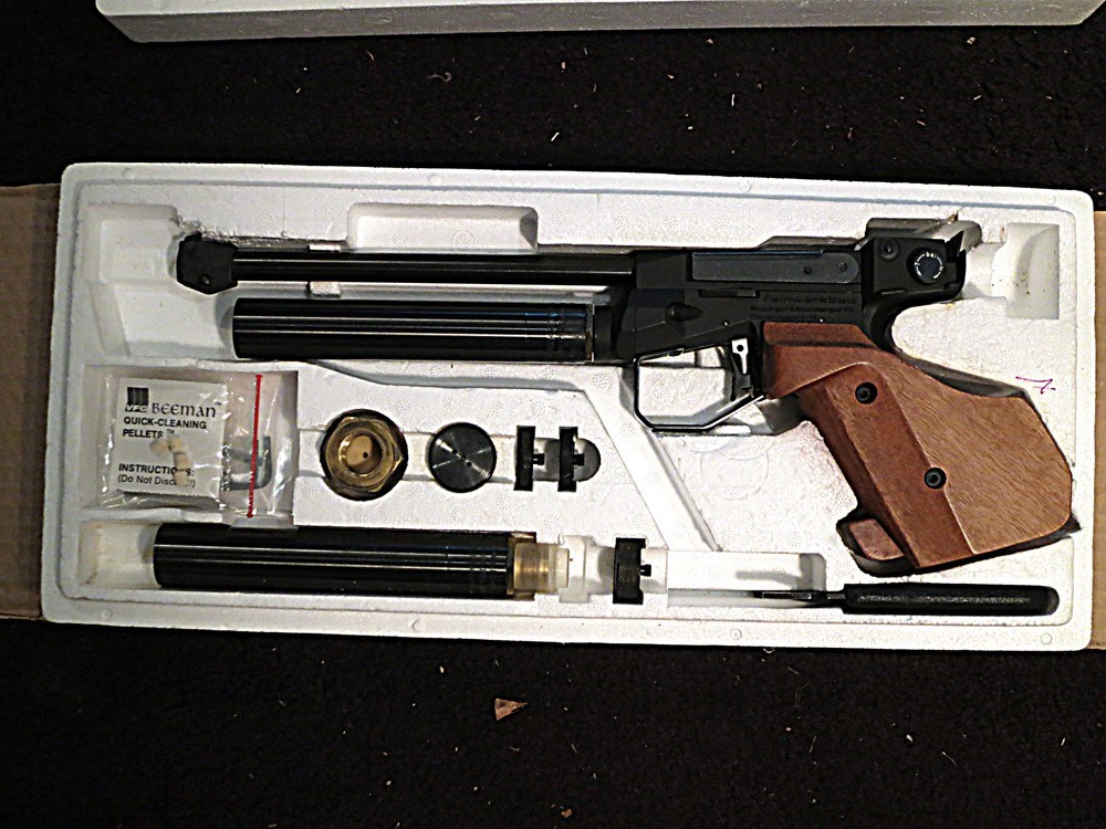 Feinwerkbau (FWB) Model C10 high-quality, single-shot .177 caliber CO2-Pistol