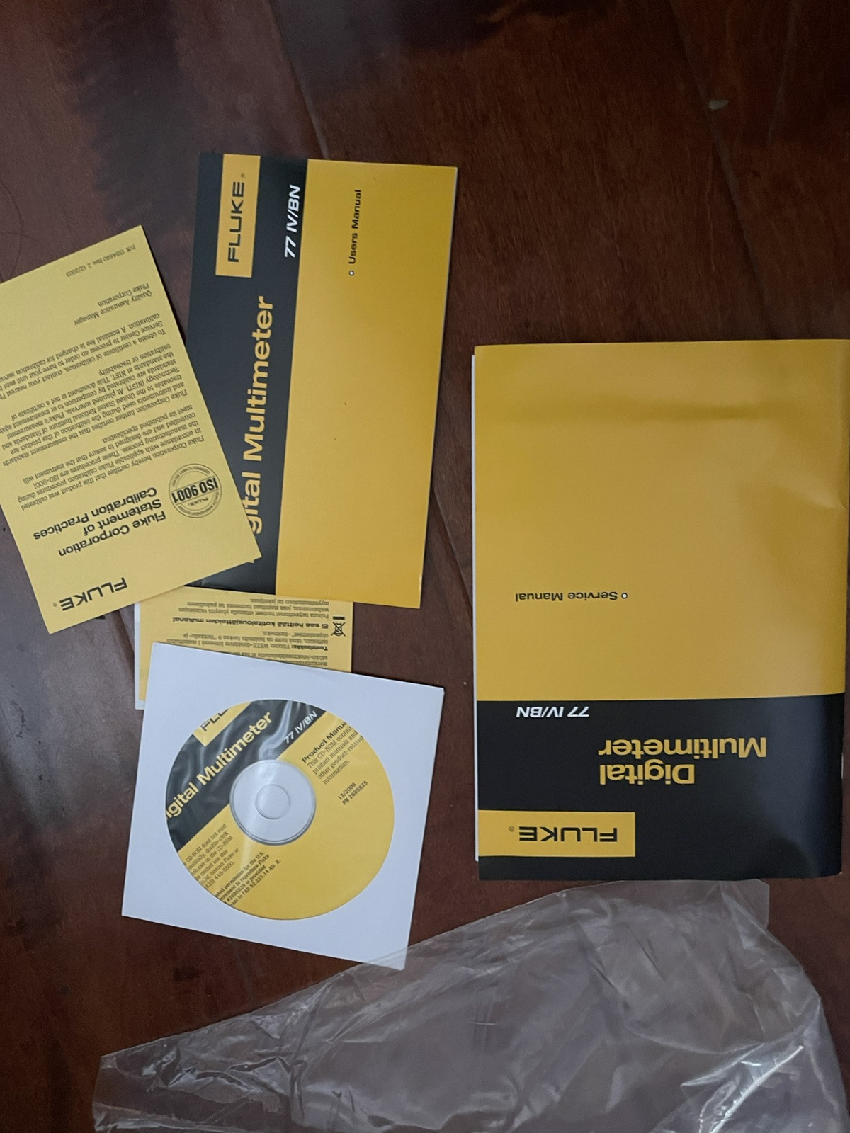 Fluke Multimeter Manuals and CD New