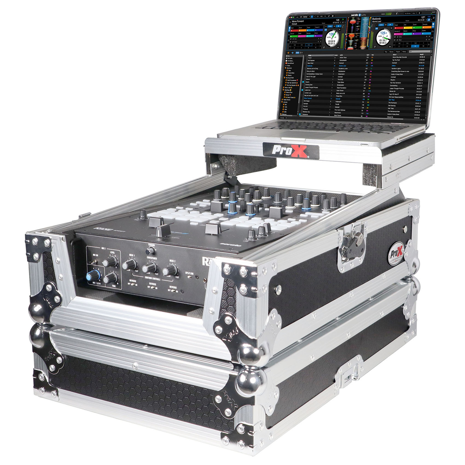 ProX XS-RANE72LT Case fits Rane Seventy-Two & Rane Seventy Mixer W/Laptop Shelf