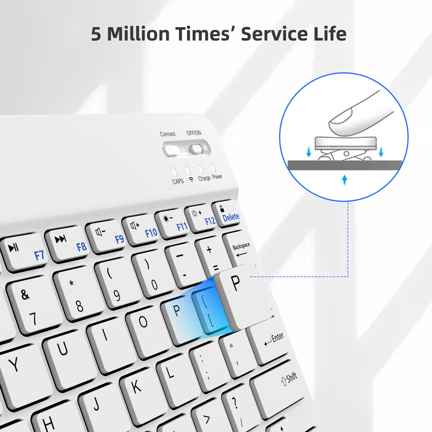 Wireless Bluetooth Keyboard and Mouse Waterproof For Apple iPad Mac PC Computer