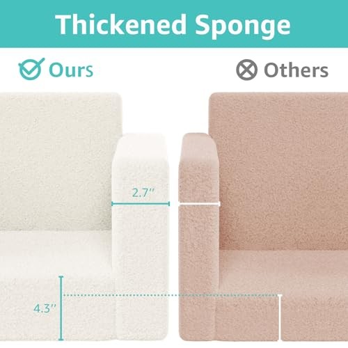 Washable Toddler Couches That Fold Out Kids Couch Bed with Removable Cover