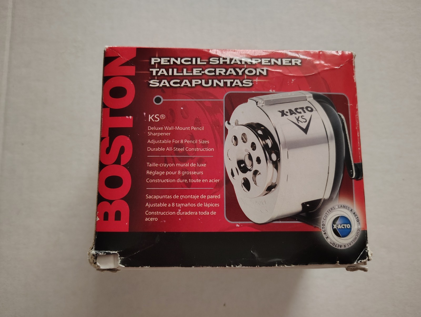 Boston Wall Mount Manual Pencil Sharpener X-Acto