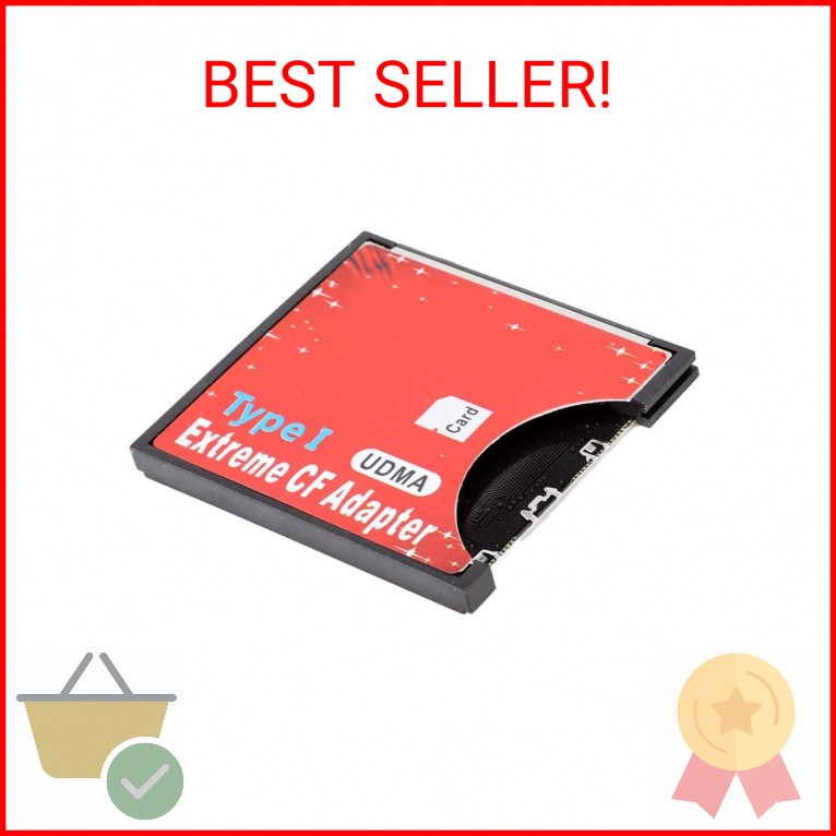 ASHATA Camera CF Card Adapter Memory Card to Compact Flash Card High Speed Card