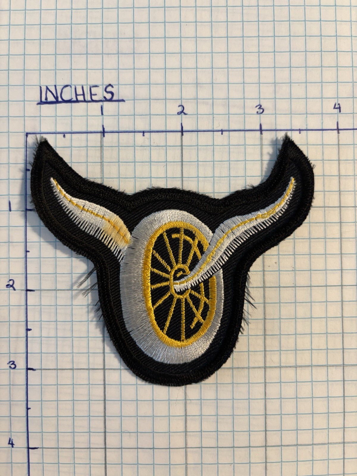 Department Motorcycle Traffic Wings & Wheel Patch