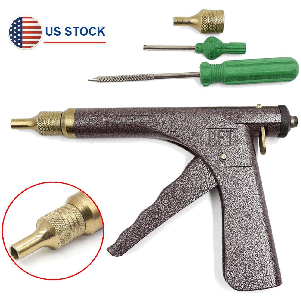 Tubeless Tire Wheel Repair Tool Tyre Mushroom Plugs Vacuum Gun Probe Nozzle Kit