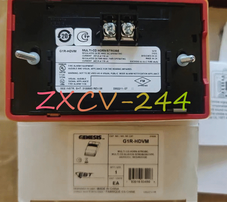 1PC EST G1R-HDVM Sound and Light Alarm