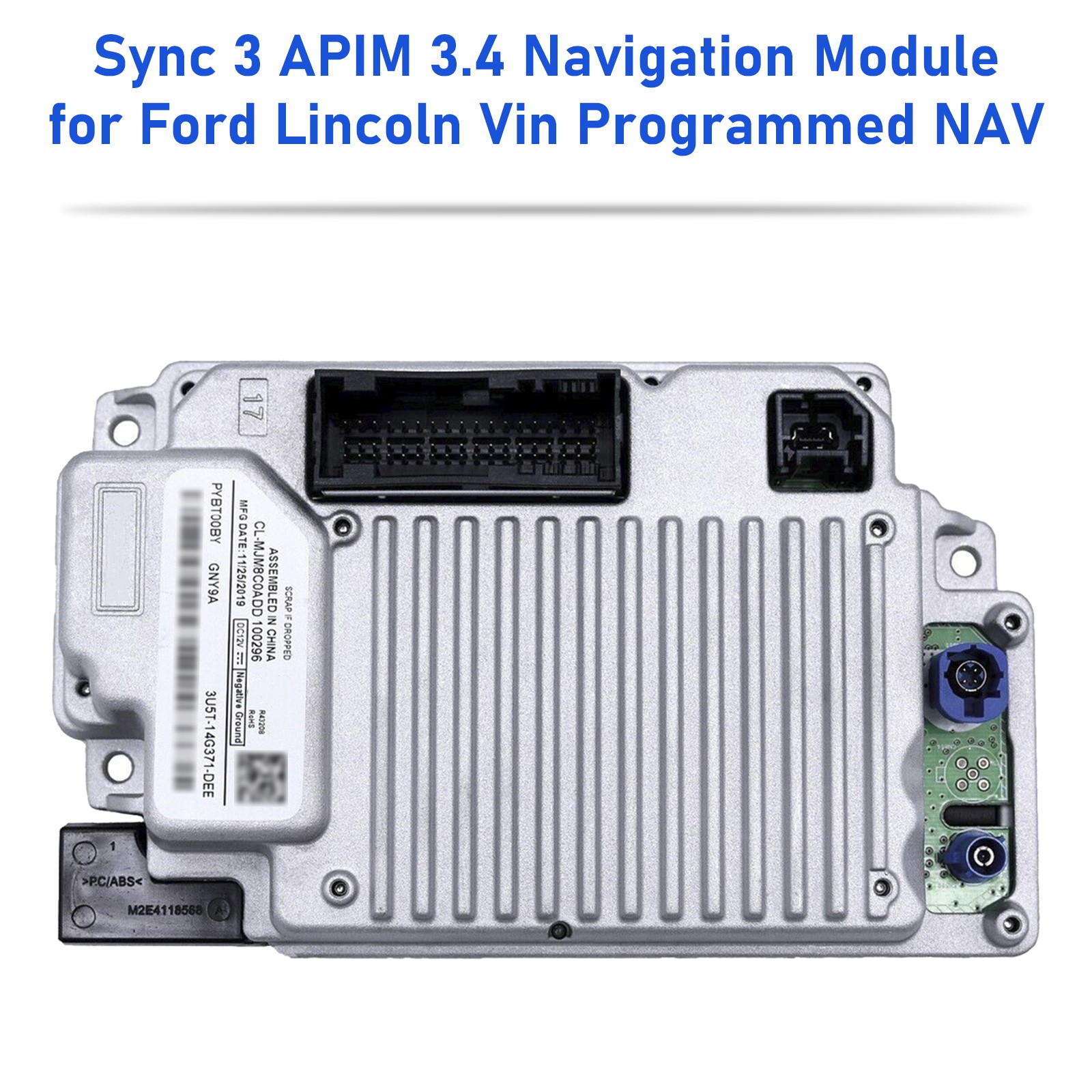 FOR Ford Sync 3 APIM Navigation Module 3.4 Upgrade VIN Programmed Plug Play NAV
