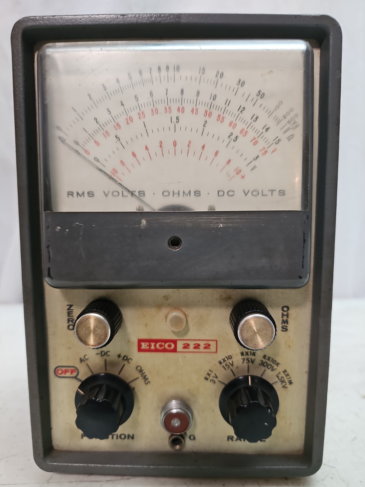 1960's EICO 222 Vacuum Tube Voltmeter VTVM