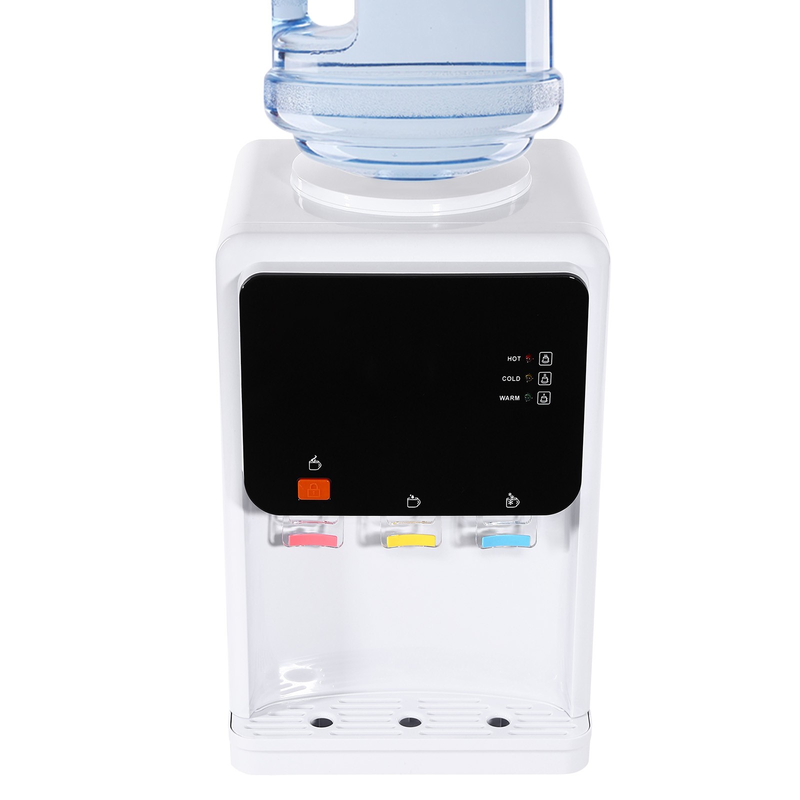 Top Loading Countertop Water Dispenser Hot Cold Water Cooler Drinking Machine