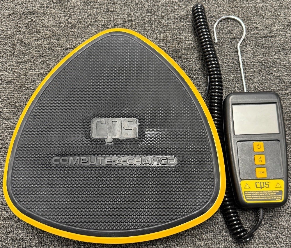 COMPUTE-A-CHARGE CCD110 Charging/Recovery Scale,110 lb Max. Cap.