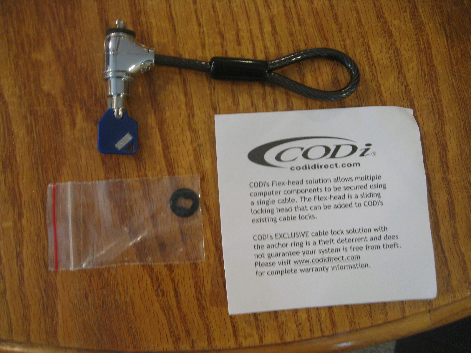 CODi A02008 Flex-Head Desktop Security Lock