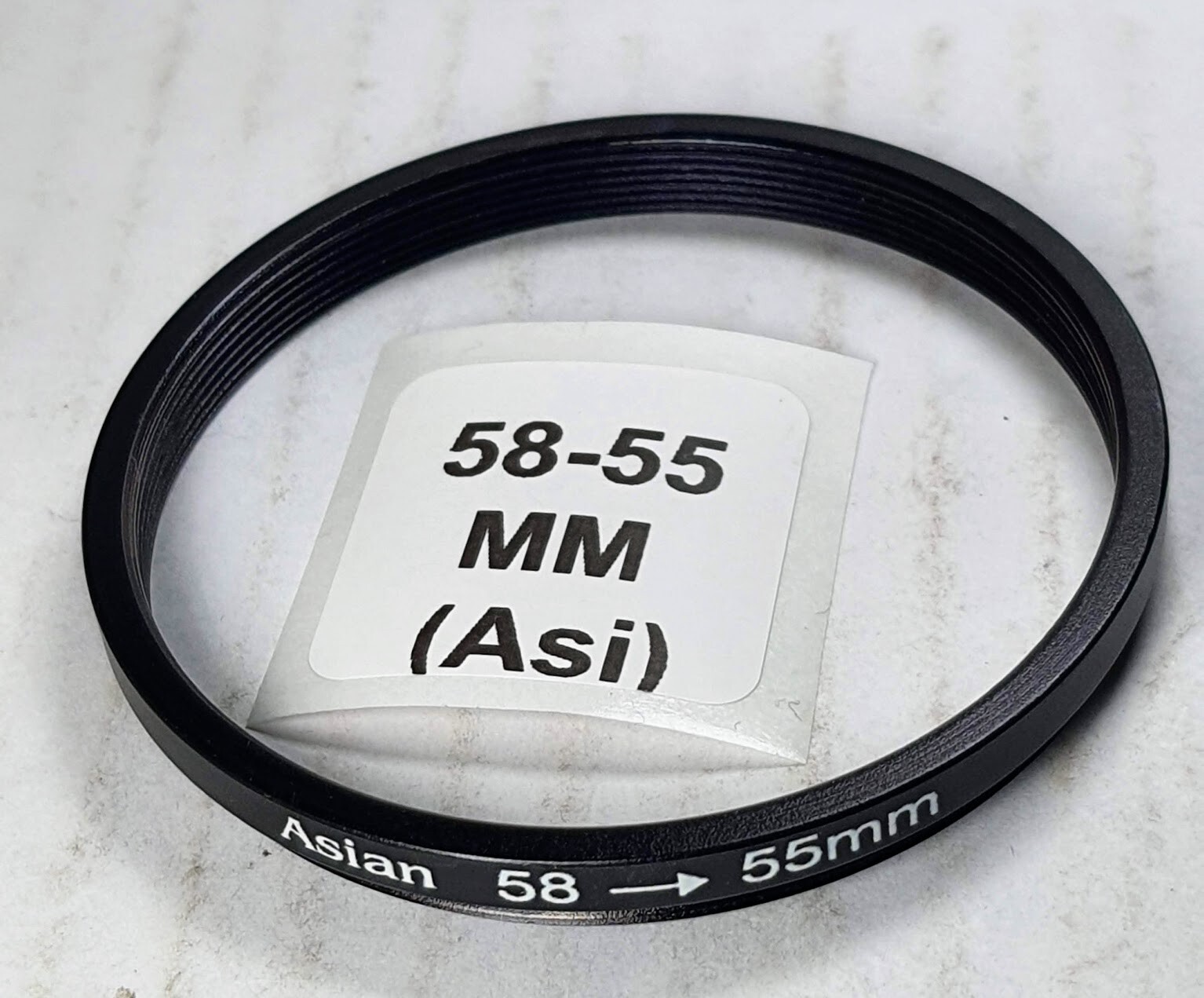 58-55mm Step-Down Stepping Lens Filter Converter Adapter Ring 58mm-55mm E58-E55