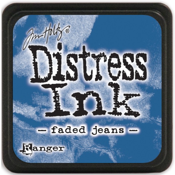Ranger DMINI-39952 Distress Mini Ink Pad-Faded Jeans