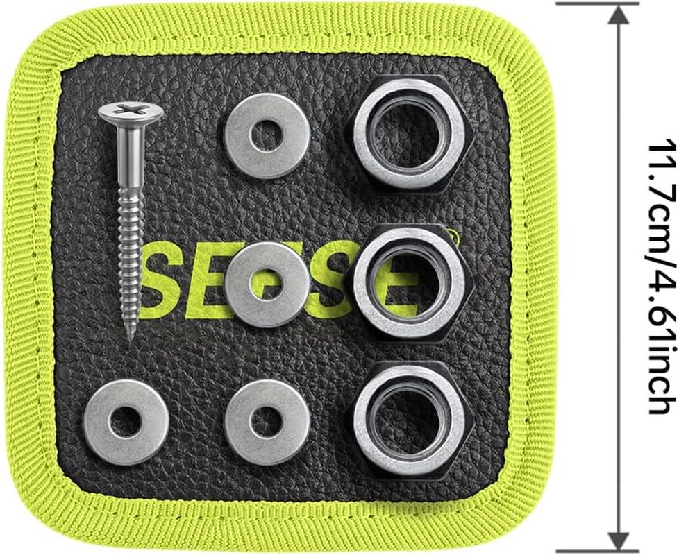 Flexible Magnetic Tool Mat: Features 8 Powerful Magnets for Holding Tools & Meta