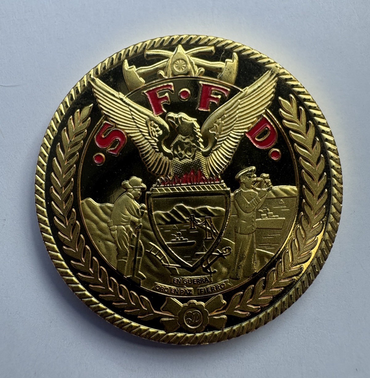 San Francisco Fire Department Challenge Coin