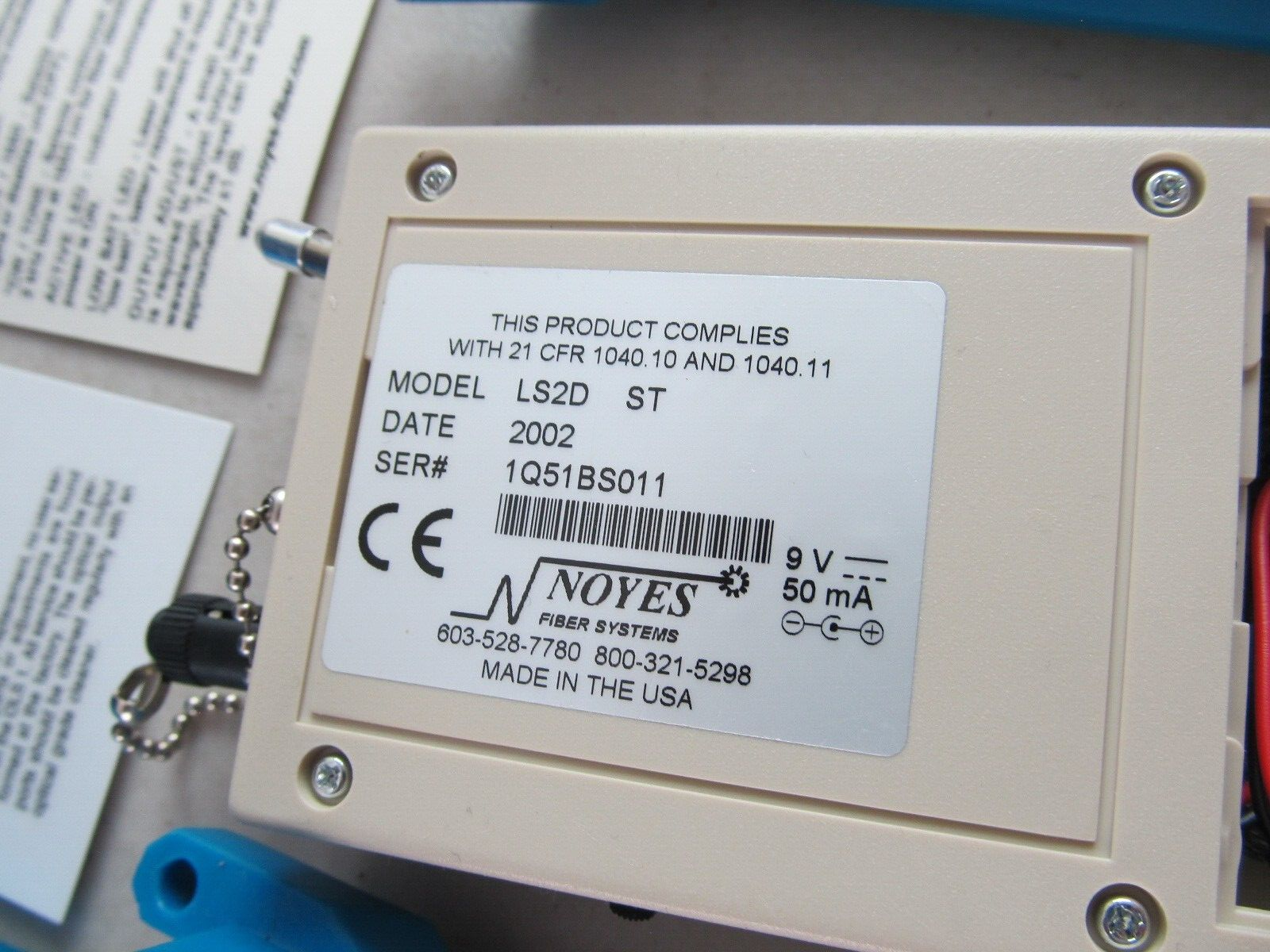 NOYES FIBER OPTIC TEST EQUIPMENT OLS 1 DUAL + OLS 2 DUAL + OPM5-2C w/ Case