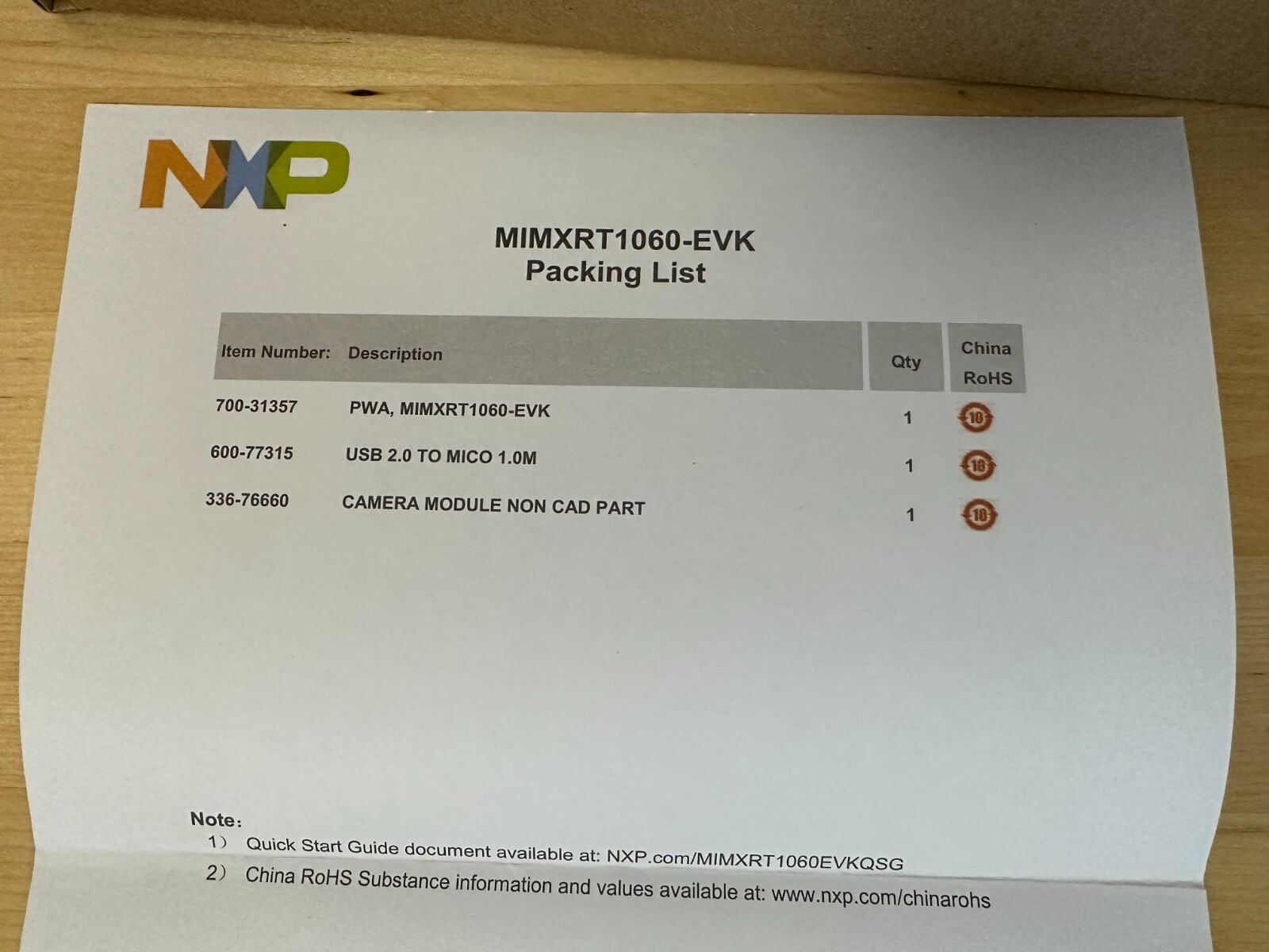 NXP Semiconductor MIMXRT1060-EVK