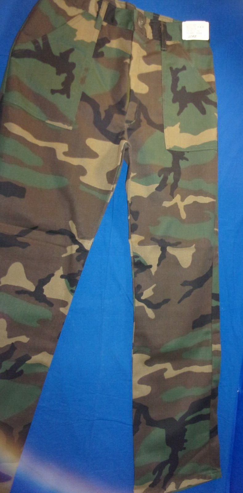 NEW YOUTH BOYS WOODLAND BDU CAMOUFLAGE URBAN PANTS MADE IN THE USA SIZE 16 26 27